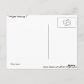 Carte Postale "Peinture crépusculaire II" (Dos)