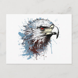 Carte Postale Peinture d'aigle