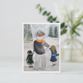 Carte Postale Peinture d'amis de fête par Alfred Fox Collectionn (Debout devant)