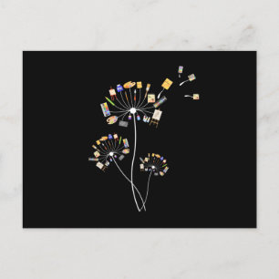 Carte Postale Peinture Dandelion Cadeau Pour Les Amateurs De Pei