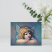 Carte Postale Peinture d'ange Vintage (Debout devant)