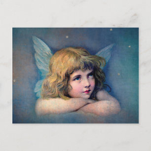 Carte Postale Peinture d'ange Vintage