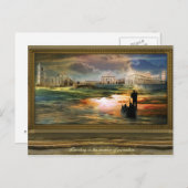 Carte Postale Peinture dans le musée du surréalisme (Devant / Derrière)