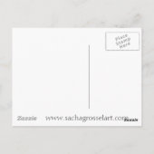 Carte Postale Peinture d'aquarelle de nénuphar rose Day (Dos)