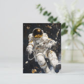 Carte Postale Peinture d'astronaute (Debout devant)