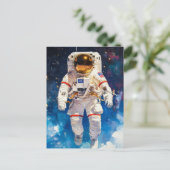 Carte Postale Peinture d'astronaute (Debout devant)
