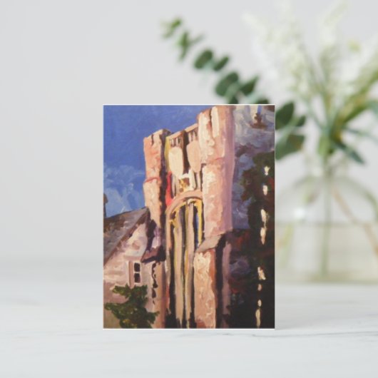 Carte Postale peinture de bâtiment (Debout devant)