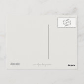 Carte Postale Peinture de berger australien - Art original de ch (Dos)