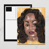 Carte Postale peinture de breonna taylor (Devant / Derrière)