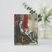 Carte Postale Peinture de célibataire unique (Debout devant)