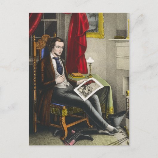 Carte Postale Peinture de célibataire unique (Devant)