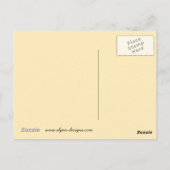 Carte Postale Peinture de chat Mad - Cute Original Cat Art (Dos)