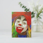 Carte Postale Peinture de clown enfant (Debout devant)