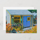 Carte Postale Peinture de cyclisme géniale (Devant / Derrière)