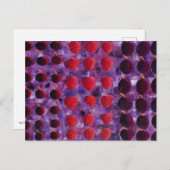 Carte Postale Peinture de fruits rouges (Devant / Derrière)