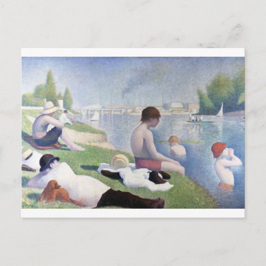 Carte Postale Peinture de Georges Seurat (Devant)