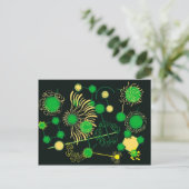 Carte Postale Peinture de goutte (Debout devant)