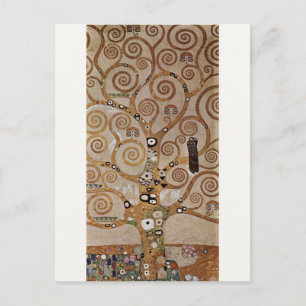 Carte Postale Peinture de Gustav Klimt "L'arbre de vie" (1909)