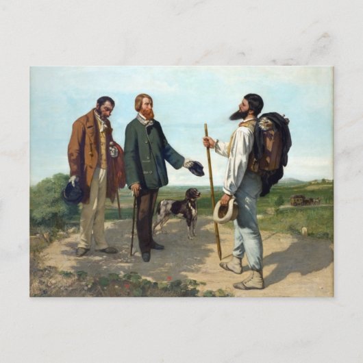 Carte Postale Peinture de Gustave Courbet (Devant)