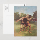 Carte Postale Peinture de Gustave Courbet (Devant / Derrière)