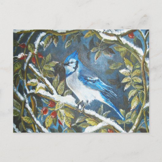 Carte Postale Peinture de jais bleu (Devant)