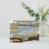 Carte Postale Peinture de la liberté d'expression moderne par No (Debout devant)