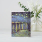 Carte Postale Peinture de la nuit étoilée de Van Gogh (Debout devant)