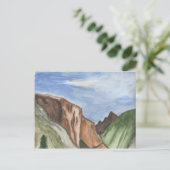 Carte Postale Peinture de la vallée de Yosemite (Debout devant)