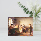 Carte Postale Peinture de l'école de la vieille ville Art (Debout devant)