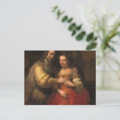 Carte Postale Peinture De Mariée Juive Par Rembrandt (Debout devant)