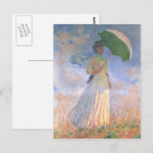 Carte Postale Peinture de Monet (Devant / Derrière)