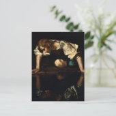 Carte Postale Peinture de Narcissus par Caravaggio (Debout devant)