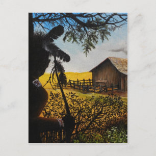 Carte Postale Peinture de Natif américain