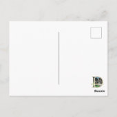 Carte Postale Peinture de parfum violet distinctif (Dos)