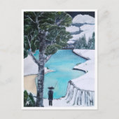 Carte Postale Peinture de pêcheur par Alfred Fox Collectable (Devant)