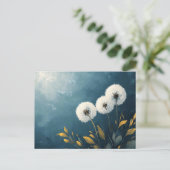 Carte Postale Peinture de pellicules fluides (Debout devant)