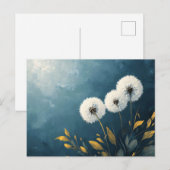 Carte Postale Peinture de pellicules fluides (Devant / Derrière)