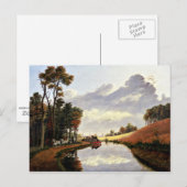 Carte Postale Peinture de Pittsford sur le canal Érié (Devant / Derrière)