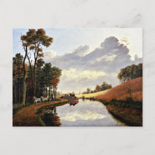 Carte Postale Peinture de Pittsford sur le canal Érié