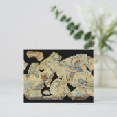 Carte Postale peinture de poisson grecque antique fresque art mu (Debout devant)