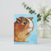 Carte Postale Peinture de porc de Guinée (Debout devant)