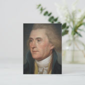 Carte Postale Peinture de portrait de Thomas Jefferson (Debout devant)