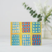 Carte Postale Peinture de préparation de salade (Debout devant)