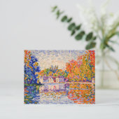 Carte Postale Peinture de Seine Art Paul Signac (Debout devant)