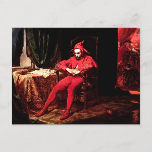 Carte Postale Peinture de Stanczyk par l'artiste polonais Jan Ma