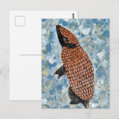 Carte Postale Peinture de Tatou (Devant / Derrière)