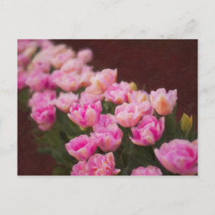 Carte Postale Peinture de tulipe