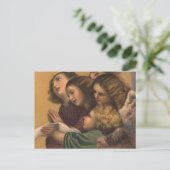 Carte Postale Peinture des anges vintages (Debout devant)
