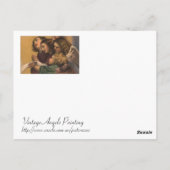 Carte Postale Peinture des anges vintages (Dos)