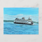 Carte Postale Peinture des traversiers (Devant)